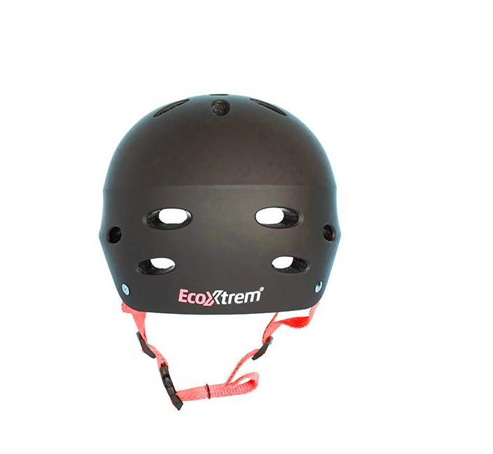 Casque noir avec lumière de position – Sécurité pour trottinette électrique